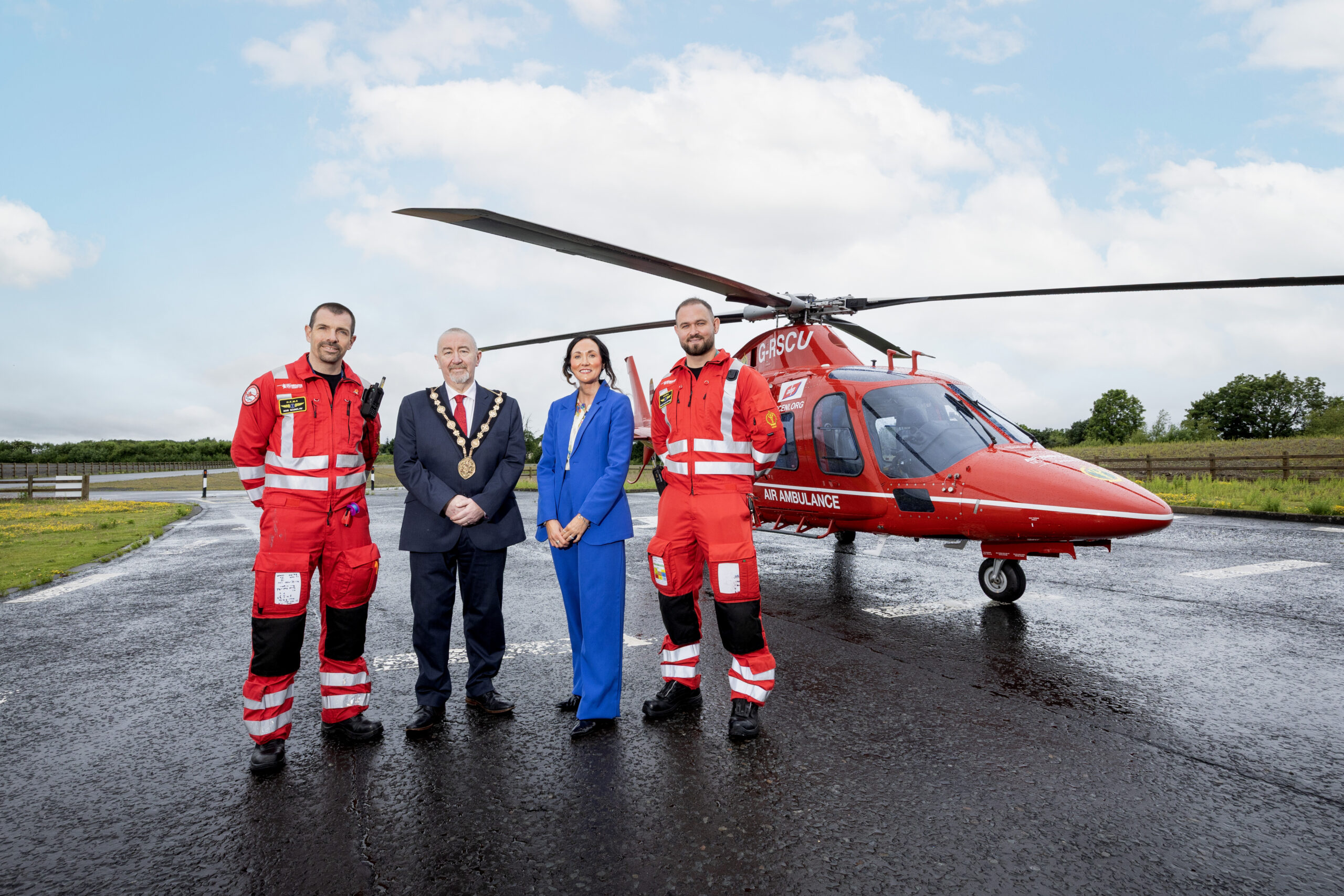 Mayor Higginson Champions Service with Air Ambulance NI as Mayoral Charity