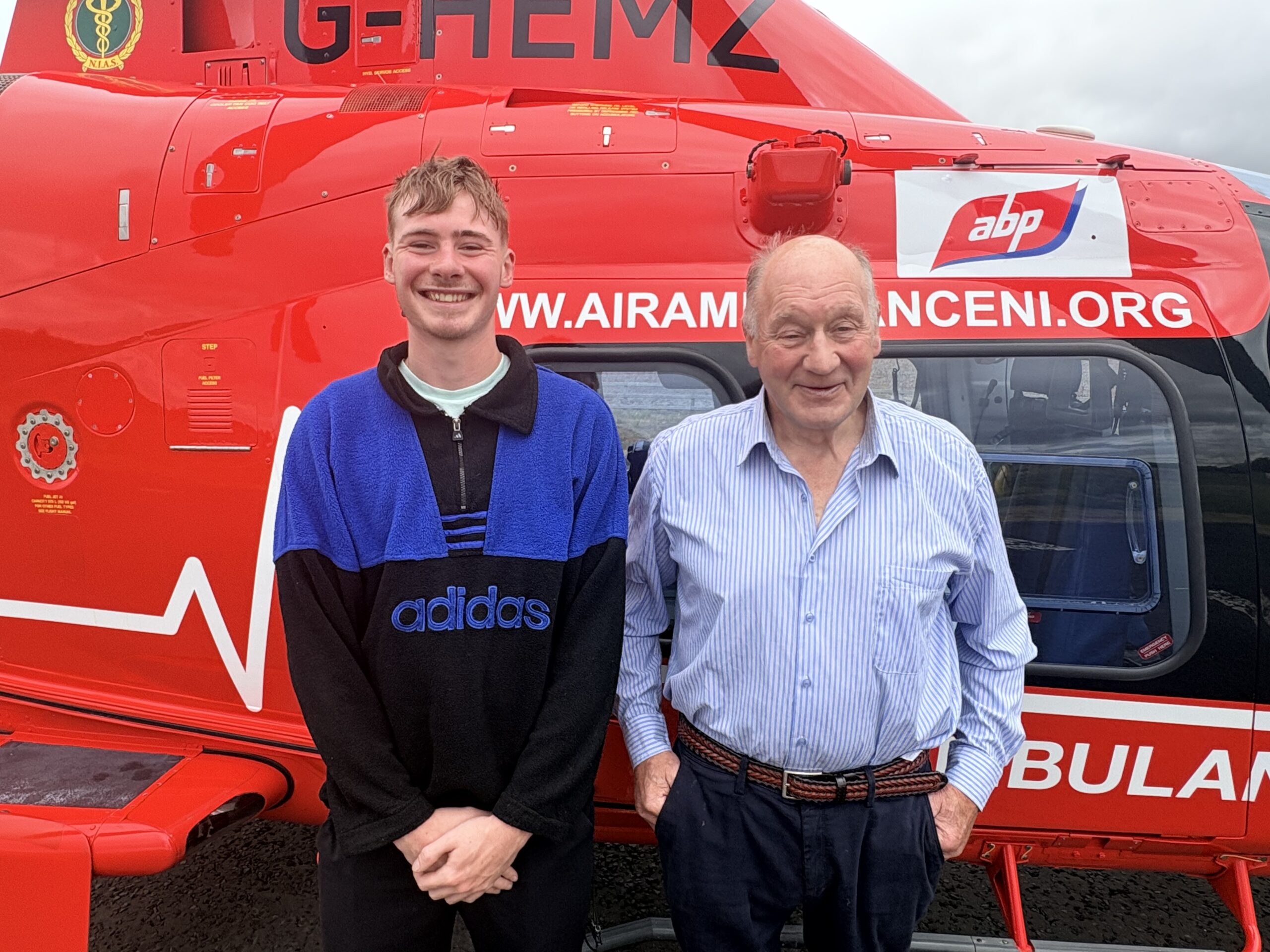 ‘You don’t expect it to be you’: Graham Duncan backs Air Ambulance NI after 20-foot fall